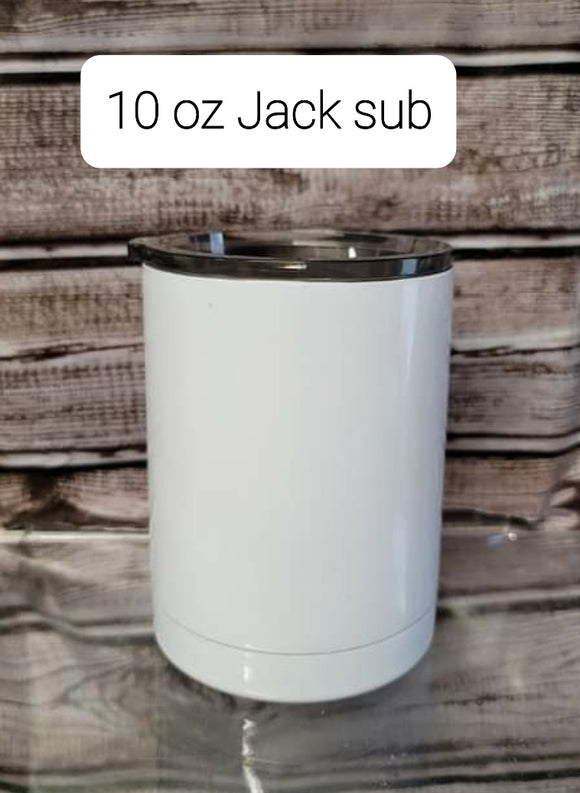 10 Oz. Jack sublimation (NEW W/NO SEAM)