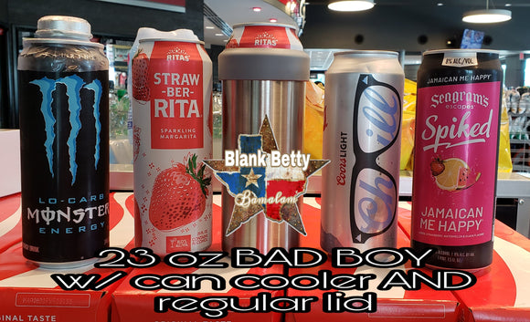 23 Oz. Bad Boy (2 lids) 2 in 1