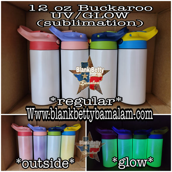 12 oz str8 buckaroo UV/GLOW (please read description) straight