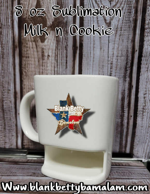 8 oz Milk n Cookie Sublimation Mug