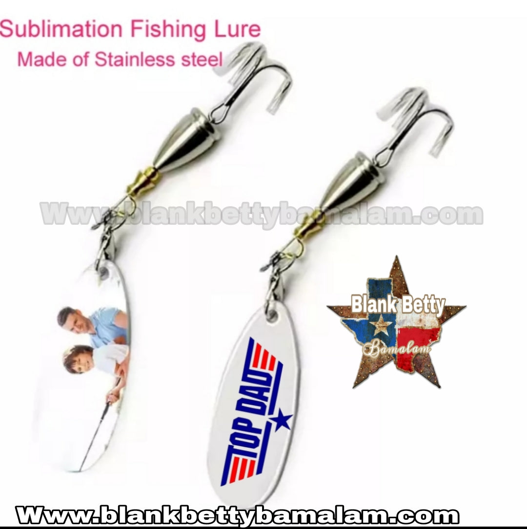 SUBLIMATION FISHING LURE (read description for shipping options)