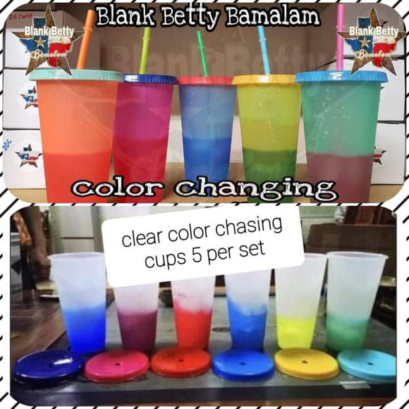 Color Changing Cups 5 pack