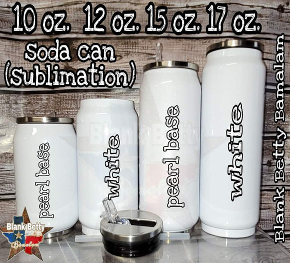 17 Oz. Soda can sublimation