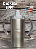 12 oz str8 sippy (sippy lid only w/cup) straight