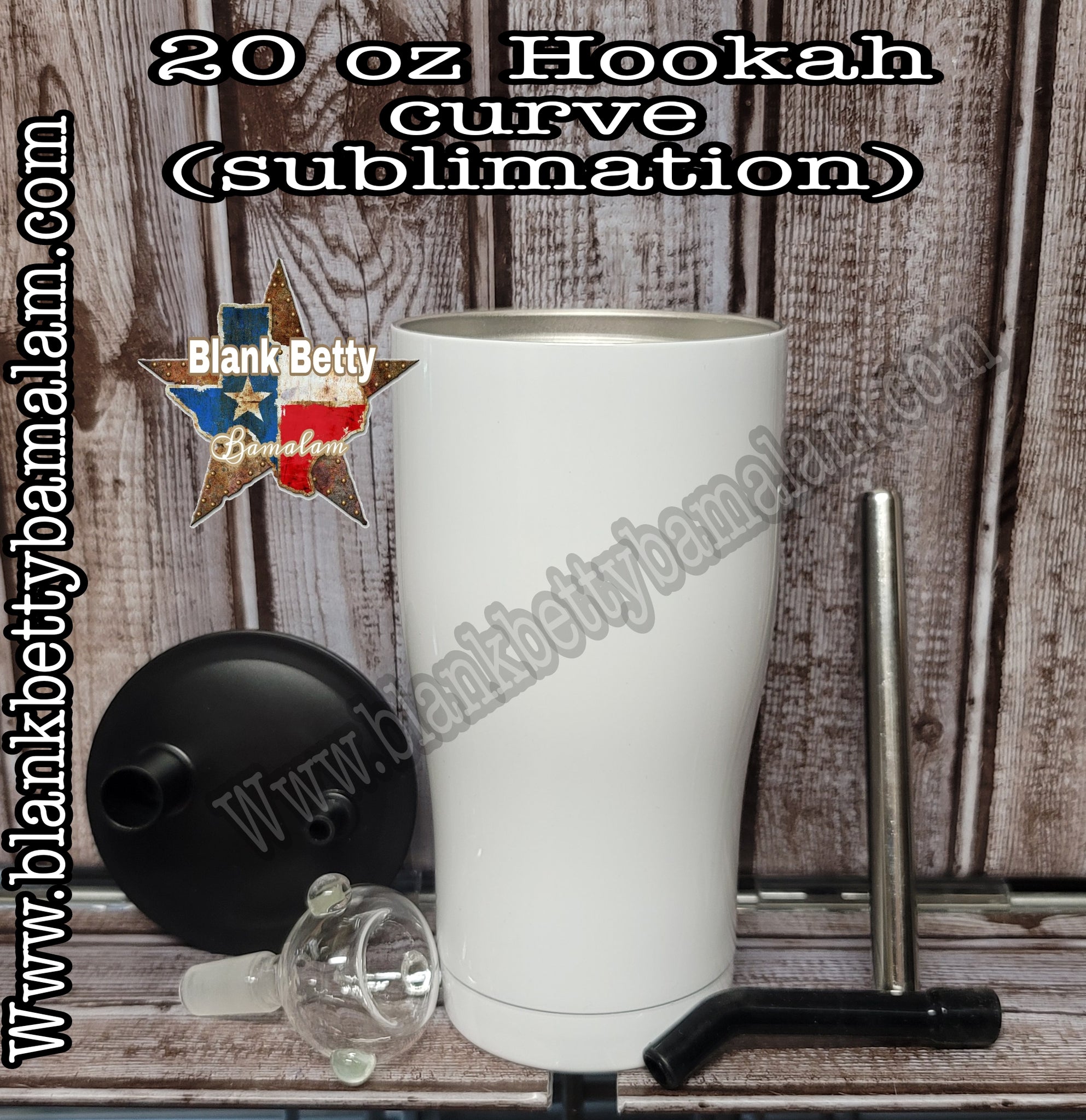 Sublimation Hookah Tumbler, 15oz Blank Tumblers, Blank Sublimation