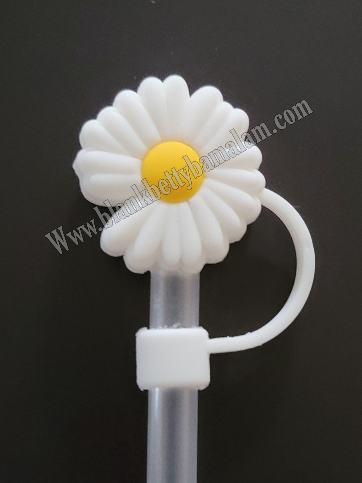 Bling Daisy Flower Straw Topper | Straw Buddy | Straw Charm | Straw  Decoration