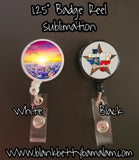 1.25" Badge Reel sublimation