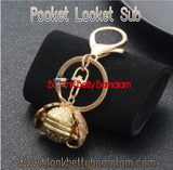 Pocket Locket Sublimation Keychain (please read description)