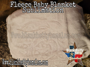 Fleece Baby Sublimation Blanket