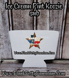 ICE CREAM PINT KOOZIE sublimation