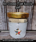 ICE CREAM PINT KOOZIE sublimation